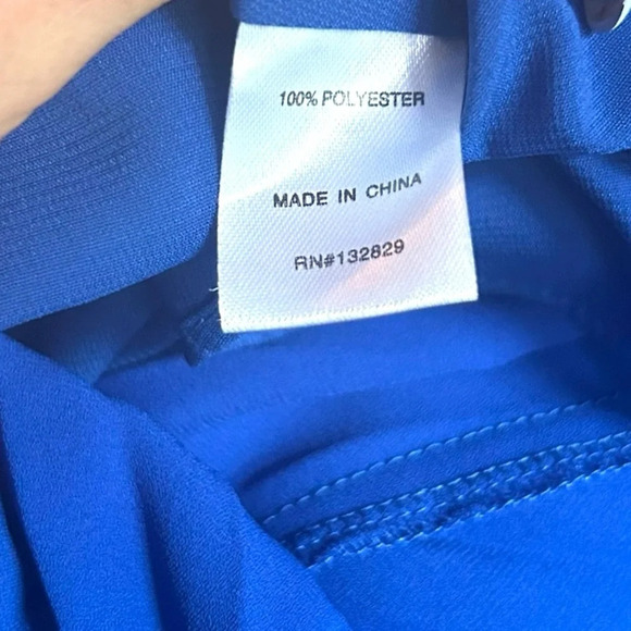 Superdown sharona pleated mini dress Cobalt Blue Size Medium NWOT Revolve - Picture 12 of 13